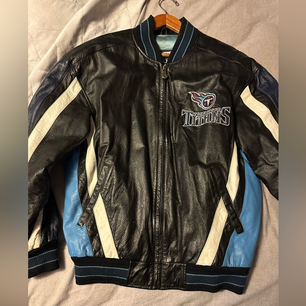 Titans vintage leather jacket